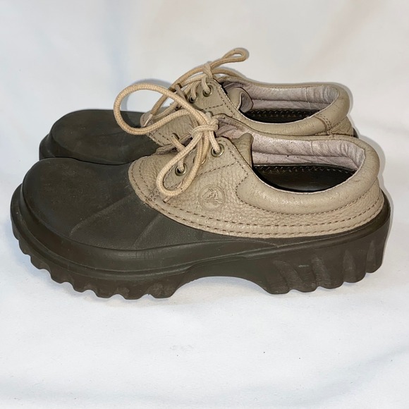 Crocs‎ All Terrain Axle Duck Boots Leather Trim Waterproof Islander M 8 W 9 main image 7
